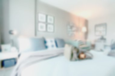 Odak arka plan modern klasik iç yatak odası