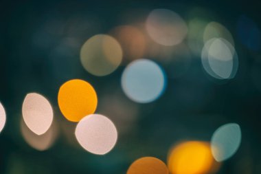 ışık ve gölge Noel gece parti, vintage veya retro renk tonu ile bokeh arka plan defocused 