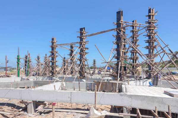 Construction site for housing project