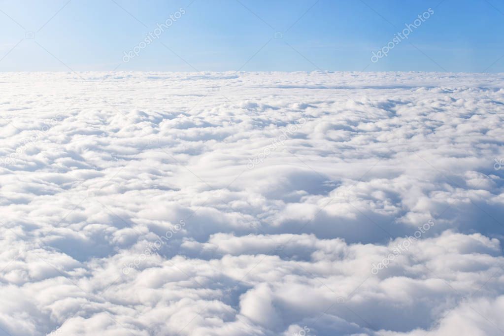 View of cloudscape in sunny day