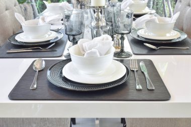 elegance tablo modern tarzı yemek odası iç mermer yemek tablo ayarlama