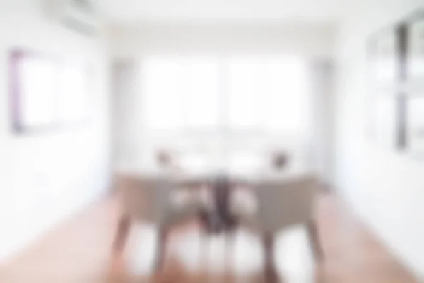 Defocus dining table in dining room — Stock Photo, Image