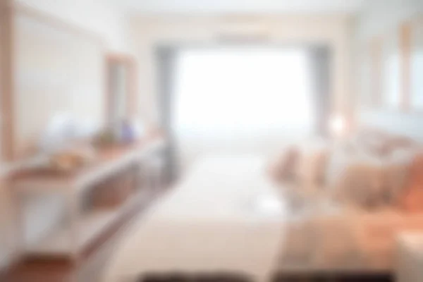 Defocus di stile moderno camera da letto interna sfondo — Foto Stock