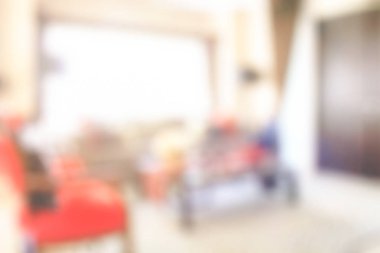 Arka plan modern iç yaşam alanı bulanıklık