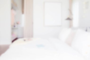 Odak yatak odasında parlak vibe iç dekorasyon