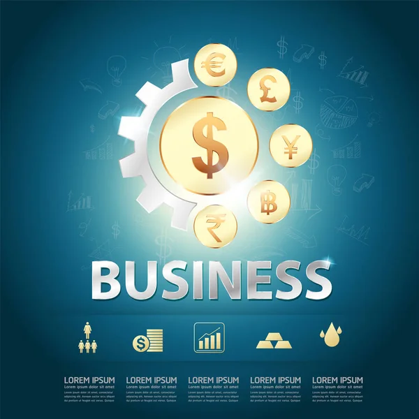 Business Success Concept — Stock Vector