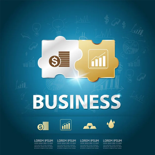 Business Success Concept — Stock Vector