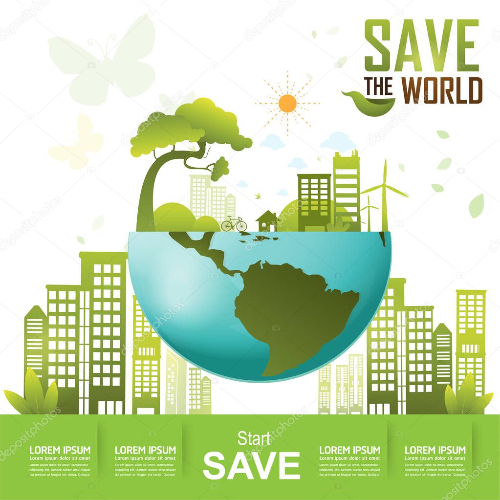 Save the World Concept 