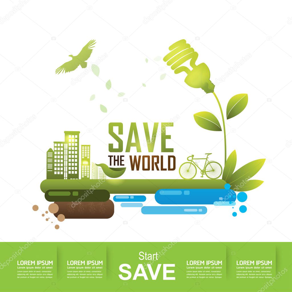 Save the World Concept 