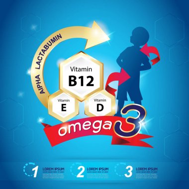 Vitaminler reklam arka plan