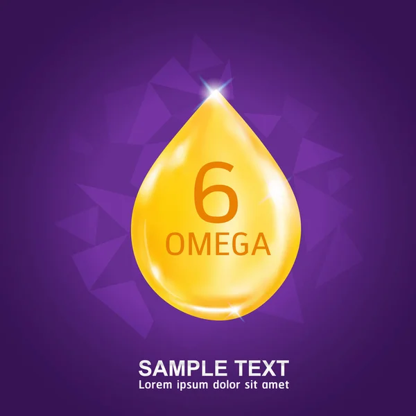 Gyerekek kalcium Vitamin Omega-3 és a Dha vektor ikon koncepció. — Stock Vector