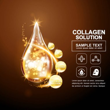 Kollajen ve deri kavramı için Vitamin 