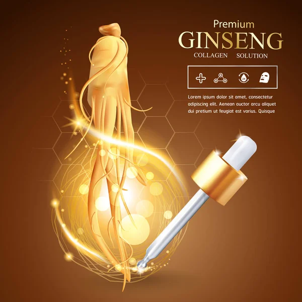 Ginseng kollajen Serum ve Vitamin