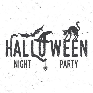 Halloween gece parti konsept.