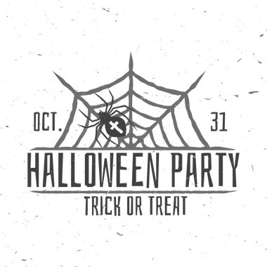 Cadılar Bayramı partisi konsepti. Vektör çizim.