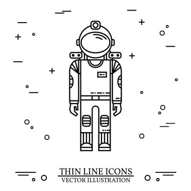 Astronot uzayda. Mars'a insan görev.