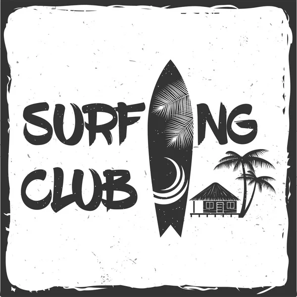 Conceito de clube de surf . —  Vetores de Stock