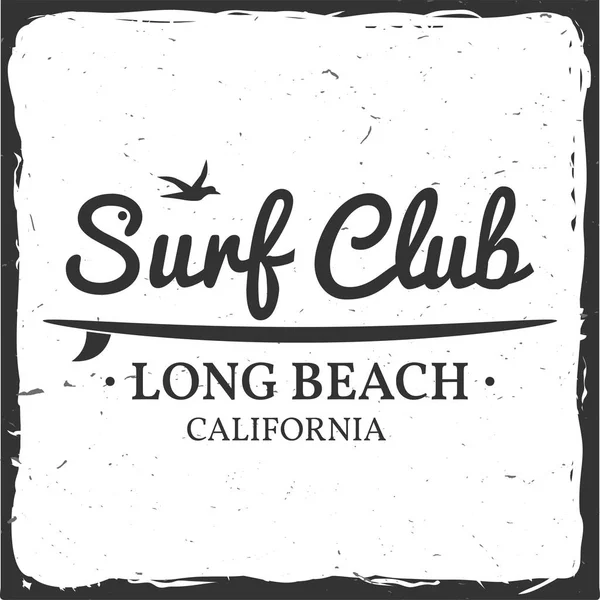 Concepto de club de surf . — Vector de stock