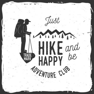 Sadece yürüyüş ve mutlu olmak.