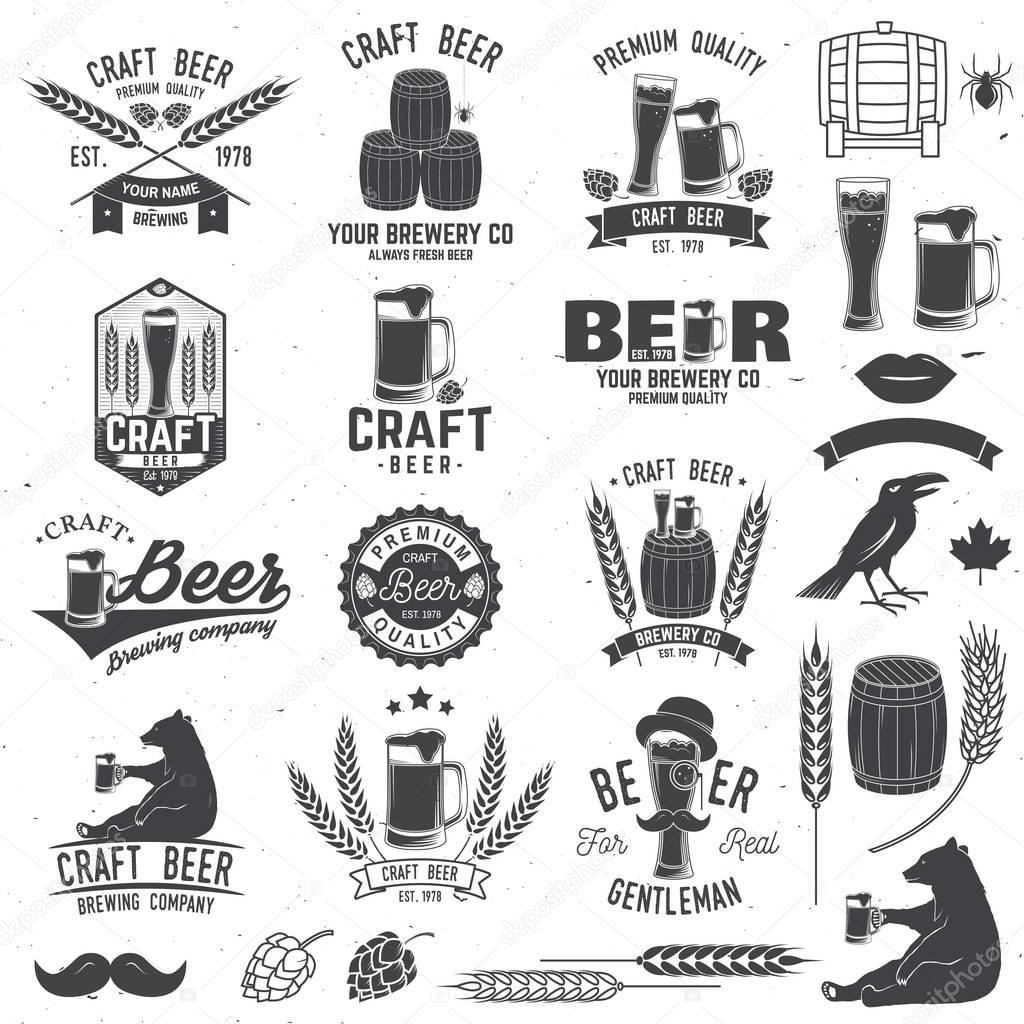 Vintage design for bar, pub and restaurant business.