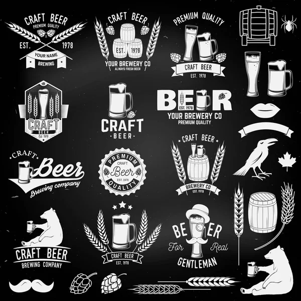 Vintage design voor bar, pub en restaurant business. — Stockvector