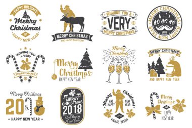 Mutlu Noeller ve mutlu yeni yıl 2018 şablonu