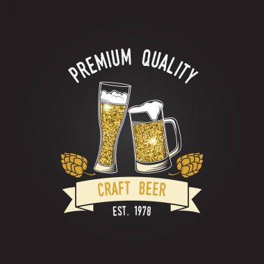 Bar, pub ve restoran iş için vintage tasarım.