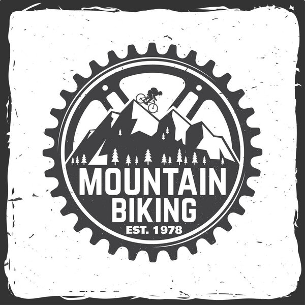 Set of Mountain bikings clubs. Vector illustration.