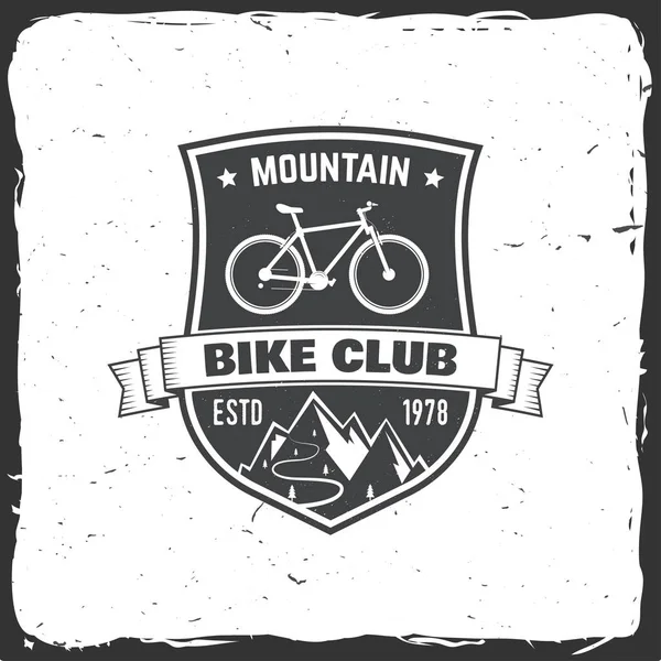 Mountain bike club. Illustrazione vettoriale . — Vettoriale Stock