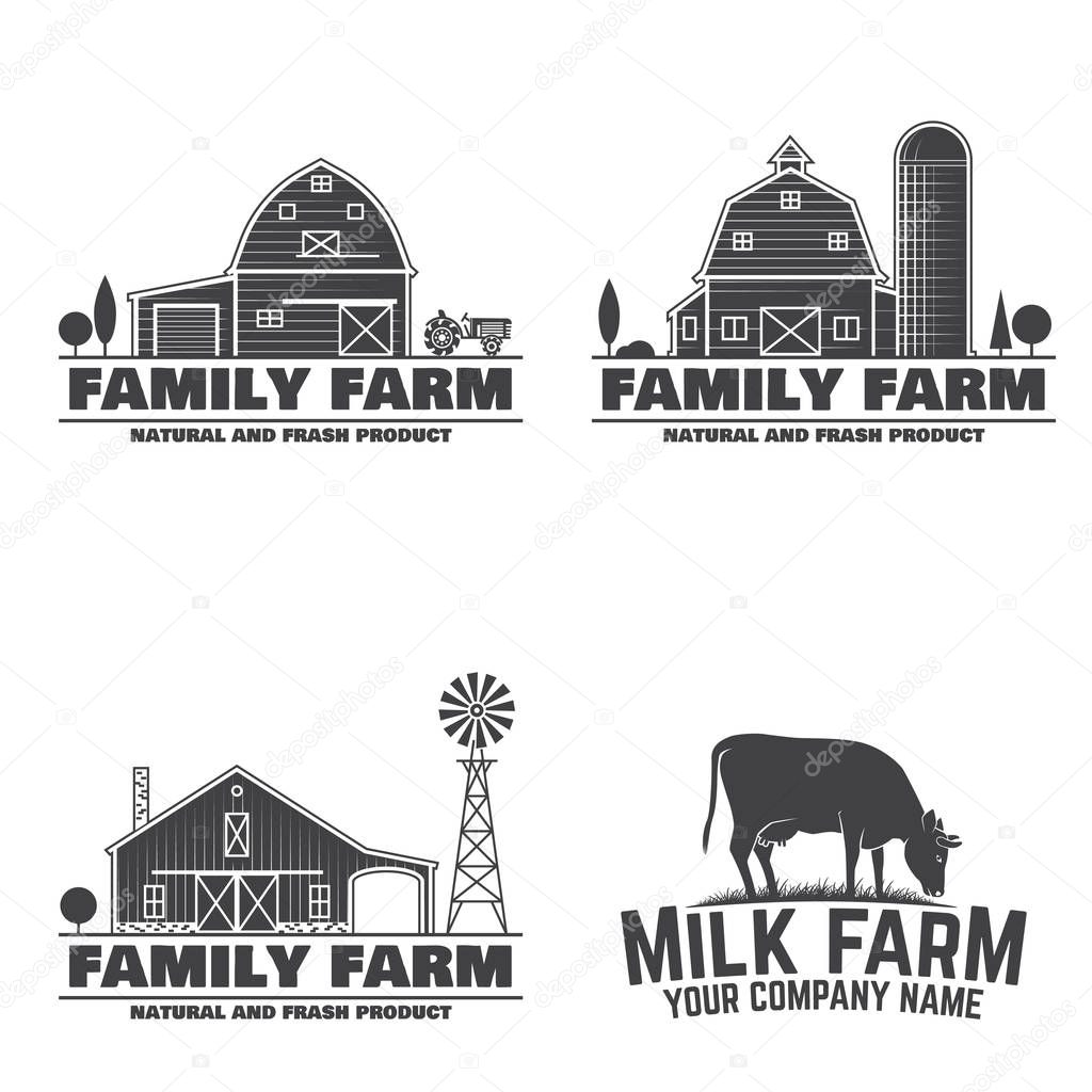 Family Farm Badges or Labels.