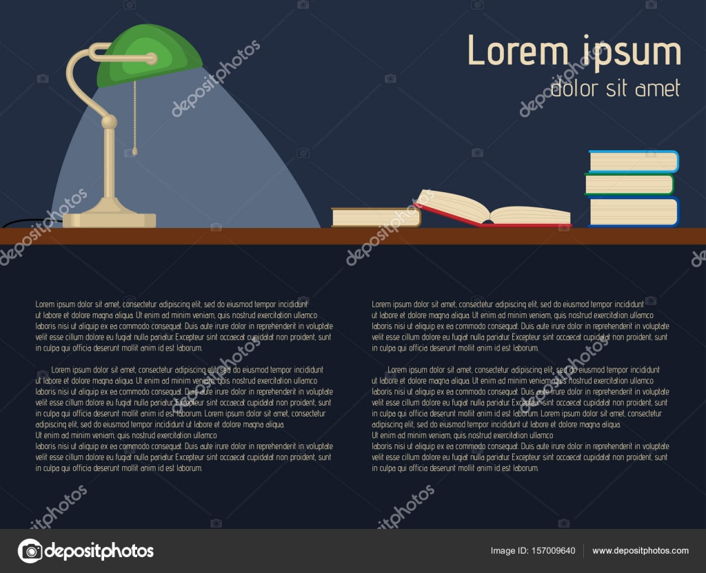 Library Interior Post Stock Vector C Unununij 157009640