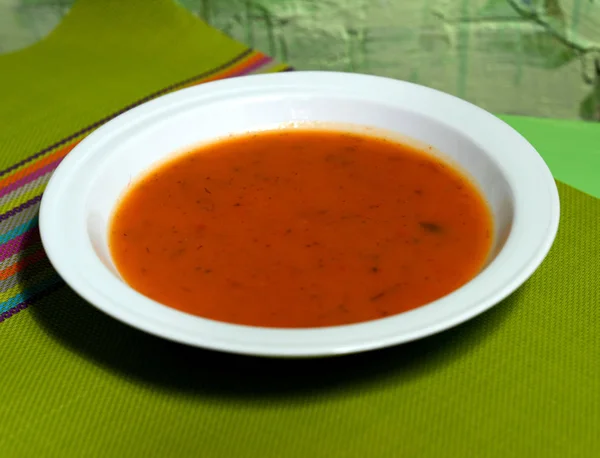 Гарбуз суп пюре . — стокове фото
