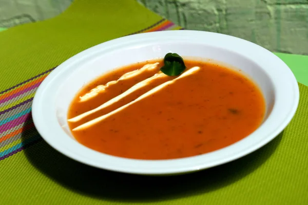 Pompoen soep-puree. — Stockfoto