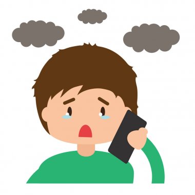 Bir adam onun sorun hakkında şikayet