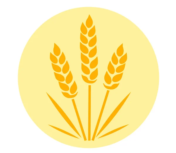 Wheat Ears Background Vector Illustration — ストックベクタ
