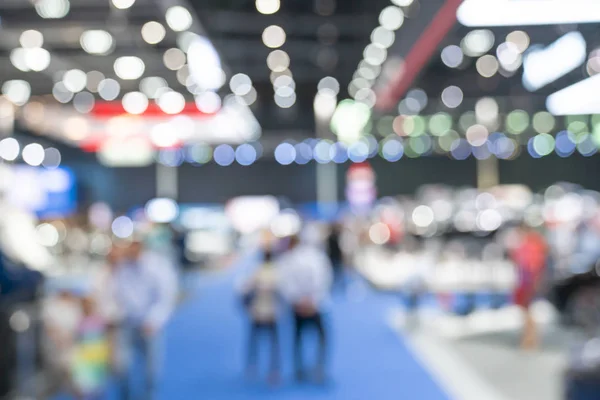 Abstract blurred defocused trade event exhibition background