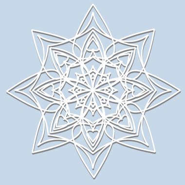 Dekoratif unsur mandala.