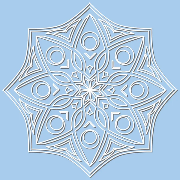 Vector decoratief element mandala. — Stockvector