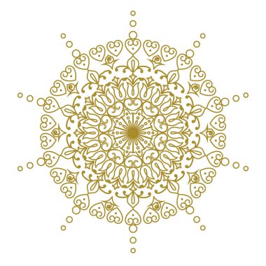 Dekoratif unsur mandala.