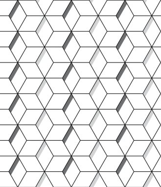 Dikişsiz soyut altıgen desen arka plan.