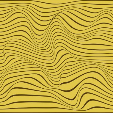 3D efekti dalgalı çizgiler arka plan. 