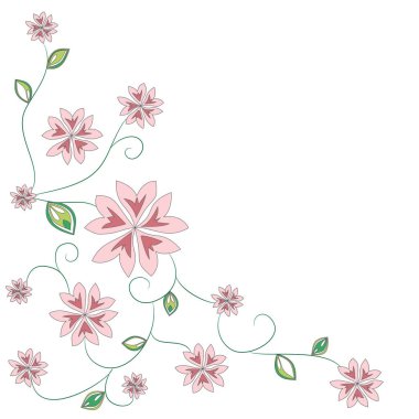 Bahar tebrik kartı şablonu.