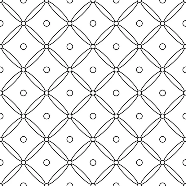 Vector black and white seamless pattern background. — Stock Vector