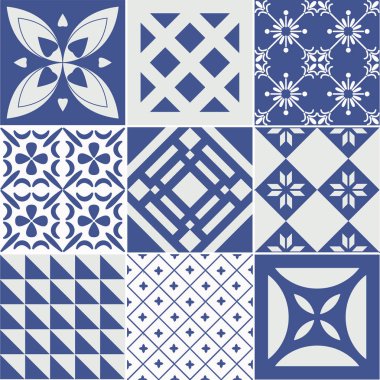 Fayans arka plan kümesi.