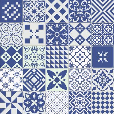 Fayans arka plan kümesi. 