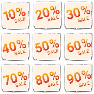 Dizi solated etiketi.