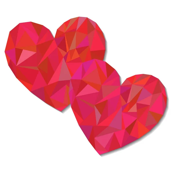 Heart card template. — Stock Vector