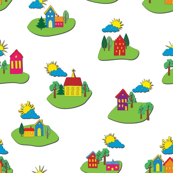 Sorunsuz çocukça arka plan.