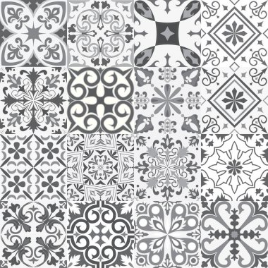 Fayans arka plan kümesi.