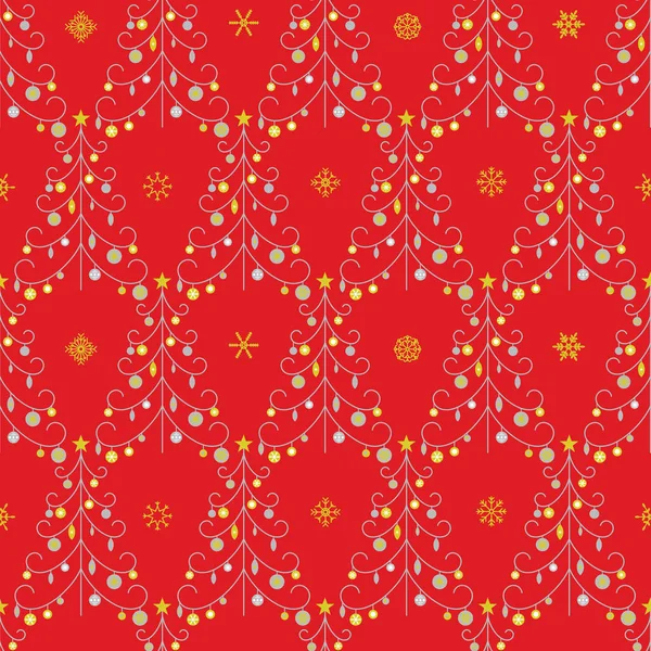 Seamless Christmas pattern — Stock Vector